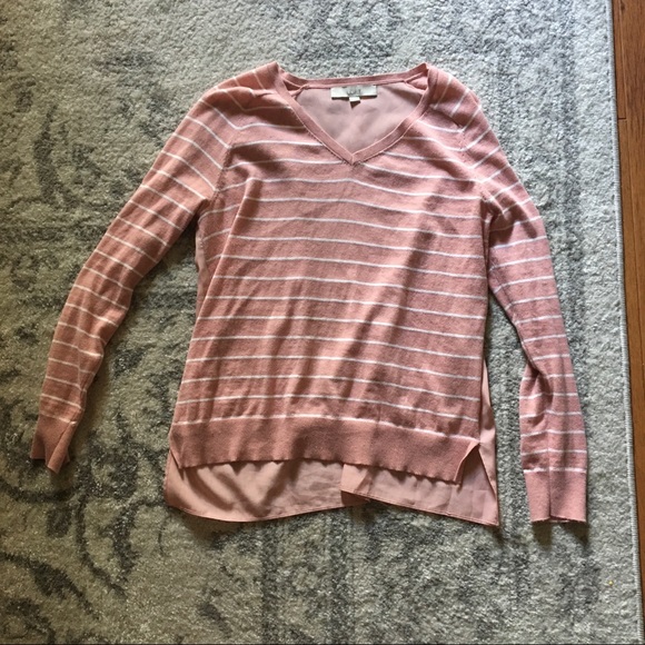 Millennial pink top! LOFT - Picture 3 of 6